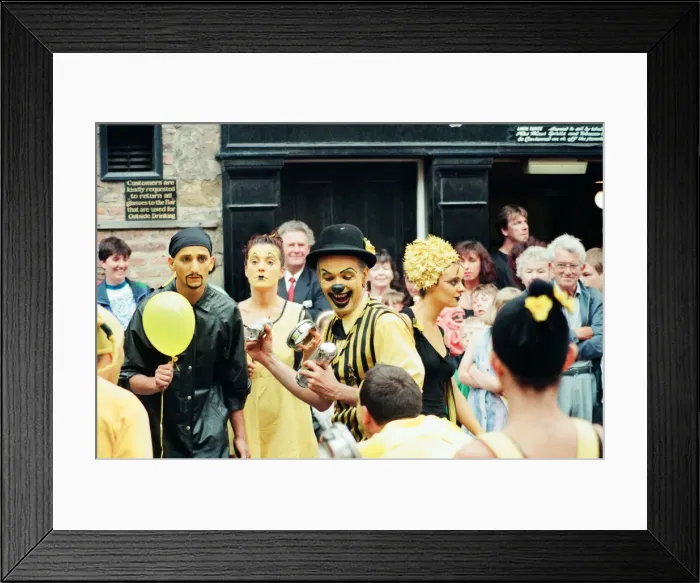 Framed Print : Stockton Riverside Festival 1994, an annual outdoor arts festival in Stockton-on-Tees