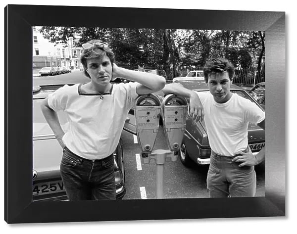 Simon Le Bon and Roger Taylor of Duran Duran, music group, 7th August 1981
