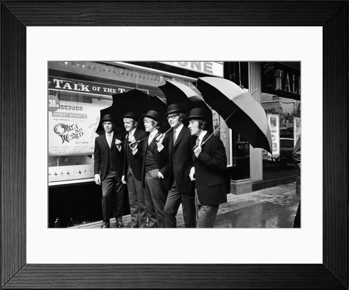 Framed Print : British pop group Hermans Hermits led by singer Peter Noone are to be the first ever all