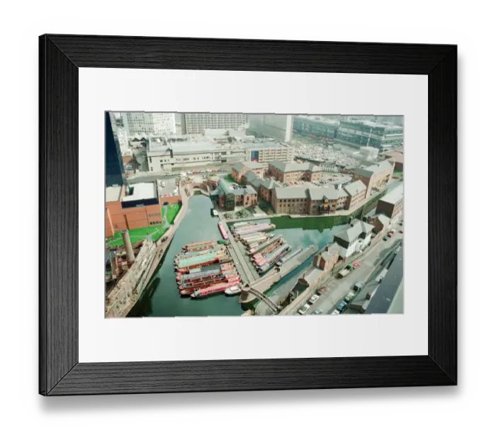 Framed Print : Birmingham Skyline, 22nd March 1991