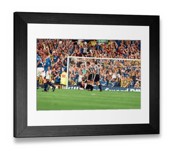 Framed Print : Everton v Newcastle Premiership Football 17th August 1996 Framed Print : Everton v Newcastle Premiership Football 17th August 1996