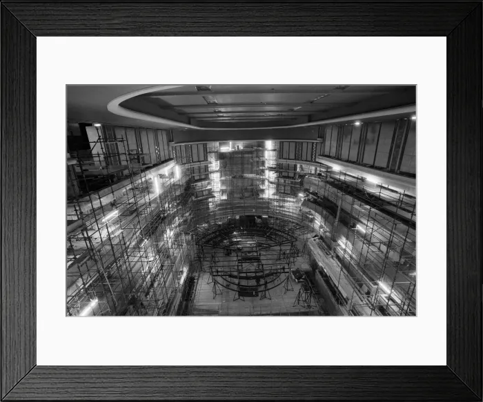 Framed Print : Symphony Hall, The ICC, Birmingham, 6th March 1990. Under Construction Framed Print : Symphony Hall, The ICC, Birmingham, 6th March 1990. Under Construction