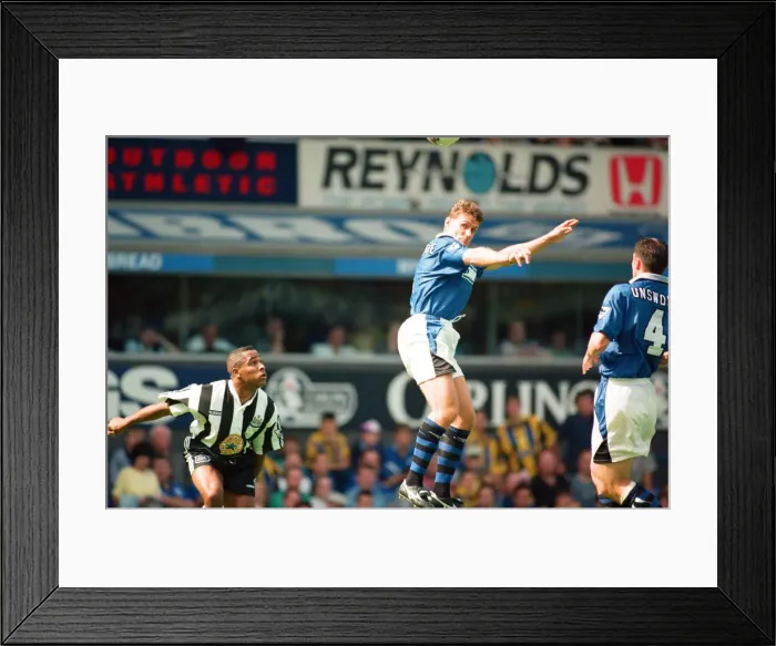 Framed Print : Everton v Newcastle Premiership Football 17th August 1996 Framed Print : Everton v Newcastle Premiership Football 17th August 1996