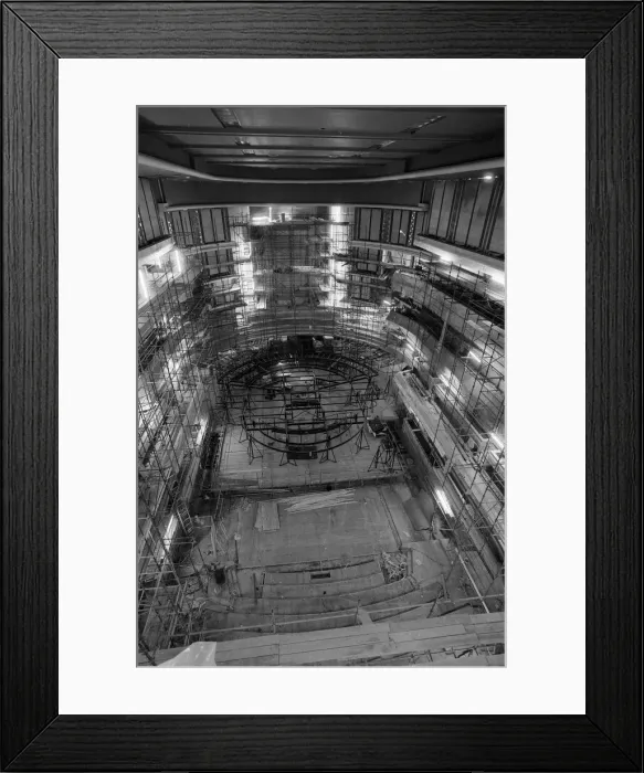 Framed Print : Symphony Hall, The ICC, Birmingham, 6th March 1990. Under Construction Framed Print : Symphony Hall, The ICC, Birmingham, 6th March 1990. Under Construction