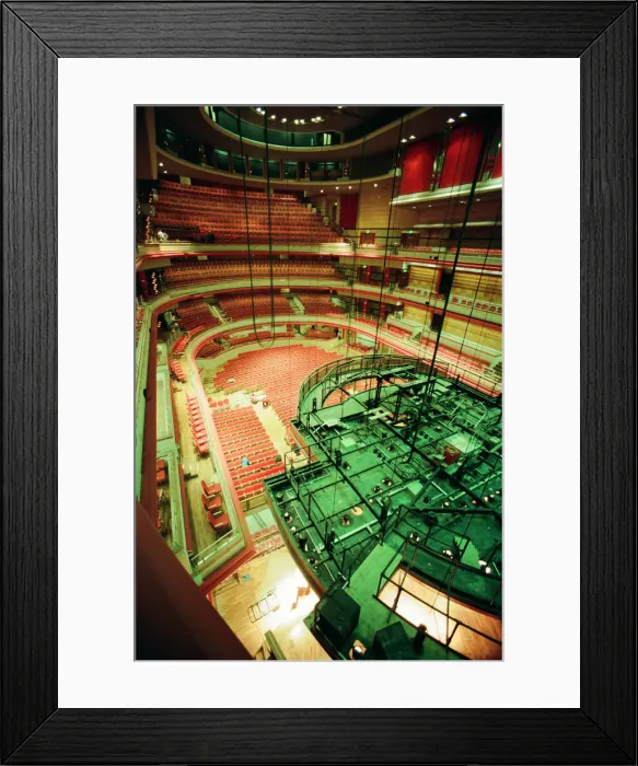Framed Print : Symphony Hall, The ICC, Birmingham, 11th December 1990. Construction nearing Completion Framed Print : Symphony Hall, The ICC, Birmingham, 11th December 1990. Construction nearing Completion