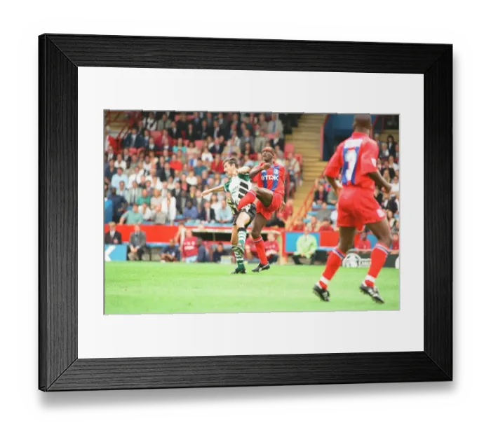 Framed Print : Crystal Palace v Liverpool Premiership Football 20th August 1994 Framed Print : Crystal Palace v Liverpool Premiership Football 20th August 1994
