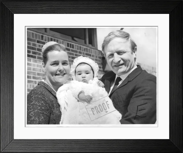 Framed Print : FEE £150 UP TO 1  /  4 PAGE Dustbin Baby Michelle Rooney tracks down her birth