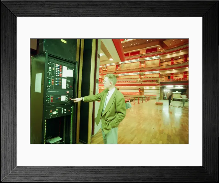 Framed Print : Symphony Hall, The ICC, Birmingham, 22nd March 1991. Construction nearing Completion Framed Print : Symphony Hall, The ICC, Birmingham, 22nd March 1991. Construction nearing Completion