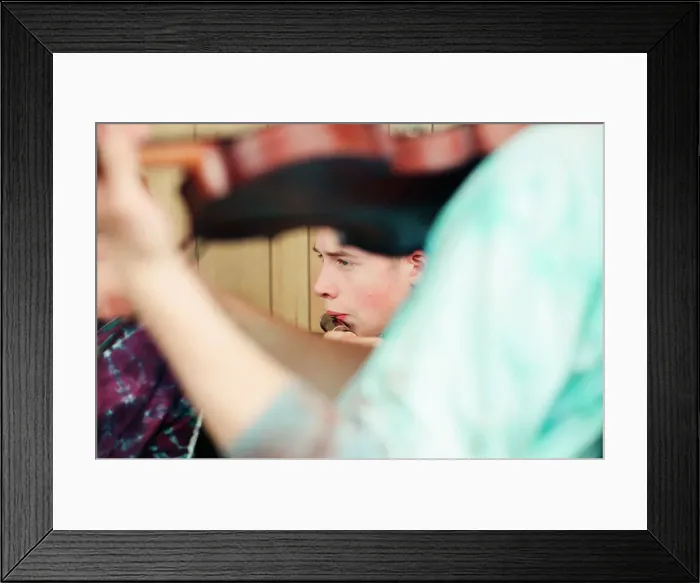 Framed Print : Redcar Folk Festival, 9th July 1994. Pictured, The Youthquake music workshop Framed Print : Redcar Folk Festival, 9th July 1994. Pictured, The Youthquake music workshop