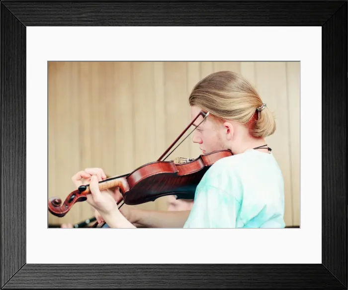 Framed Print : Redcar Folk Festival, 9th July 1994. Pictured, The Youthquake music workshop Framed Print : Redcar Folk Festival, 9th July 1994. Pictured, The Youthquake music workshop