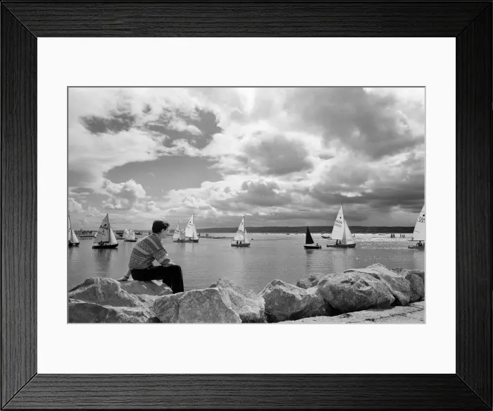 Framed Print : Regatta, West Kirby, Wirral Peninsula, Merseyside, 29th August 1988 Framed Print : Regatta, West Kirby, Wirral Peninsula, Merseyside, 29th August 1988