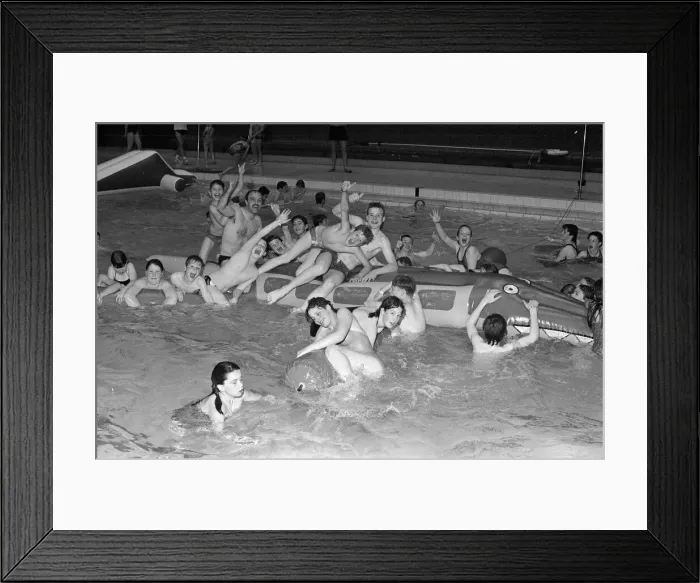Framed Print : Making a big splash at Huddersfield Sports Centre during a fun session with this Framed Print : Making a big splash at Huddersfield Sports Centre during a fun session with this