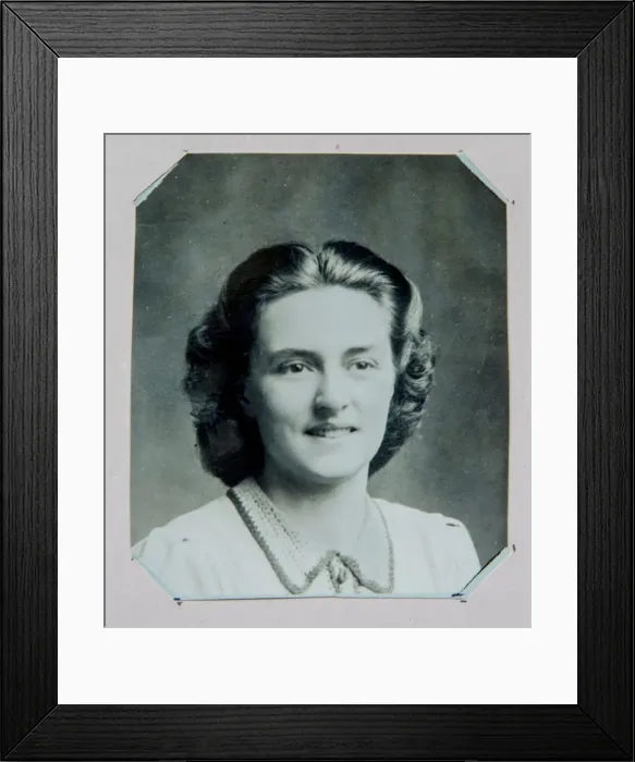 Framed Print : Features - Stella Rutter who has written a book about her memories of the preparations Framed Print : Features - Stella Rutter who has written a book about her memories of the preparations