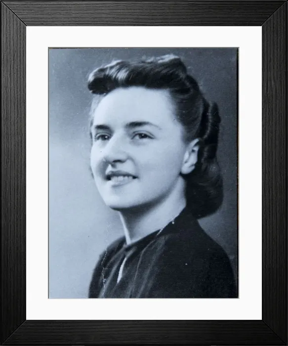 Framed Print : Features - Stella Rutter who has written a book about her memories of the preparations Framed Print : Features - Stella Rutter who has written a book about her memories of the preparations