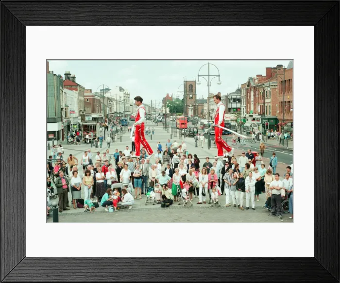 Framed Print : Stockton Riverside Festival 1994, an annual outdoor arts festival in Stockton-on-Tees Framed Print : Stockton Riverside Festival 1994, an annual outdoor arts festival in Stockton-on-Tees