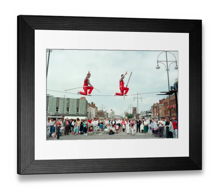 Framed Print : Stockton Riverside Festival 1994, an annual outdoor arts festival in Stockton-on-Tees Framed Print : Stockton Riverside Festival 1994, an annual outdoor arts festival in Stockton-on-Tees