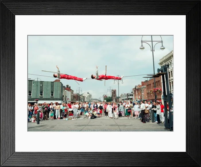 Framed Print : Stockton Riverside Festival 1994, an annual outdoor arts festival in Stockton-on-Tees Framed Print : Stockton Riverside Festival 1994, an annual outdoor arts festival in Stockton-on-Tees