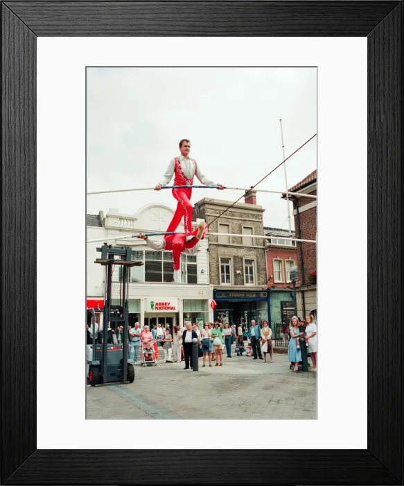 Framed Print : Stockton Riverside Festival 1994, an annual outdoor arts festival in Stockton-on-Tees