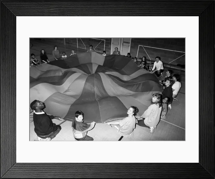 Framed Print : Playaway... pictured are some of the 20 children from all over Kirklees who enjoyed a Framed Print : Playaway... pictured are some of the 20 children from all over Kirklees who enjoyed a