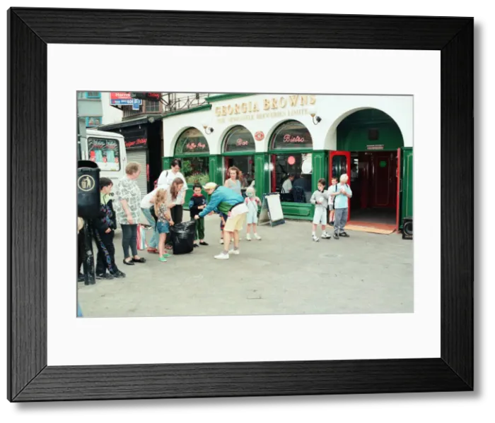 Framed Print : Stockton Riverside Festival 1994, an annual outdoor arts festival in Stockton-on-Tees Framed Print : Stockton Riverside Festival 1994, an annual outdoor arts festival in Stockton-on-Tees