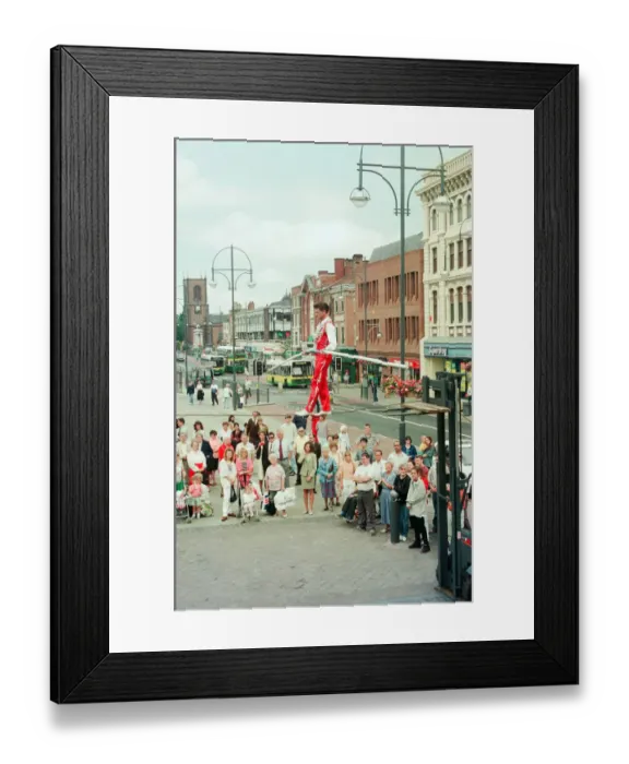 Framed Print : Stockton Riverside Festival 1994, an annual outdoor arts festival in Stockton-on-Tees