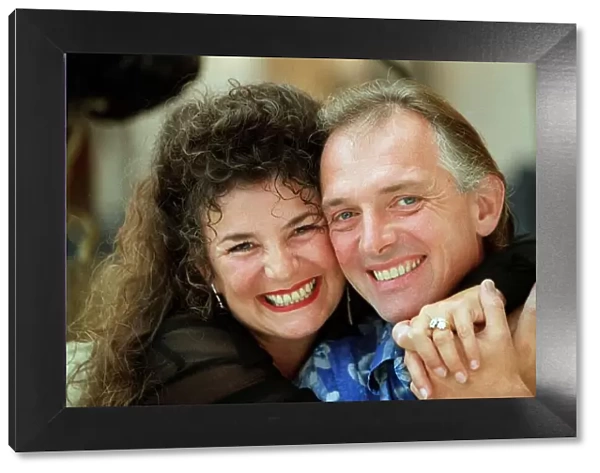 Comedian Rik Mayall and his wife Barbara. 12th September 1998
