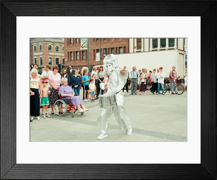 Framed Print : Stockton Riverside Festival 1994, an annual outdoor arts festival in Stockton-on-Tees Framed Print : Stockton Riverside Festival 1994, an annual outdoor arts festival in Stockton-on-Tees
