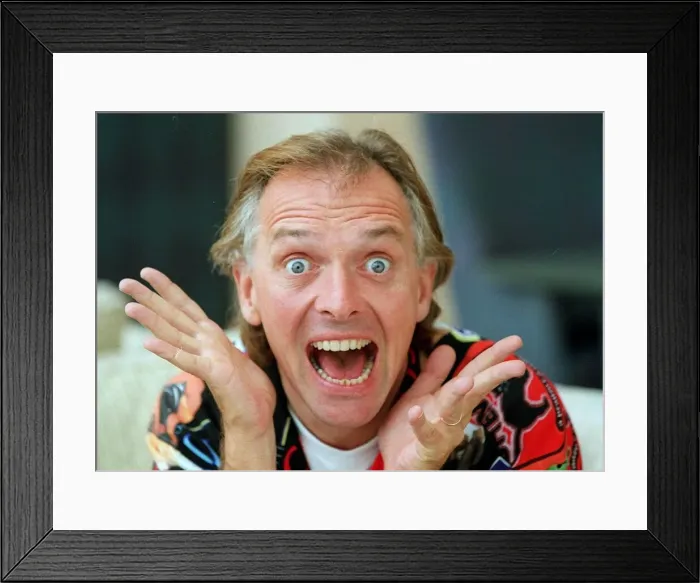 Framed Print : Actor and Comedian Rik Mayall. 12th September 1998 Framed Print : Actor and Comedian Rik Mayall. 12th September 1998