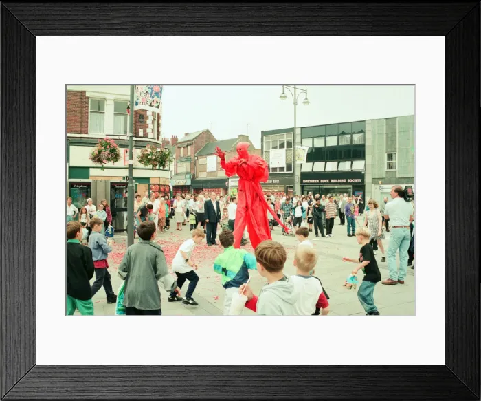 Framed Print : Stockton Riverside Festival 1994, an annual outdoor arts festival in Stockton-on-Tees Framed Print : Stockton Riverside Festival 1994, an annual outdoor arts festival in Stockton-on-Tees