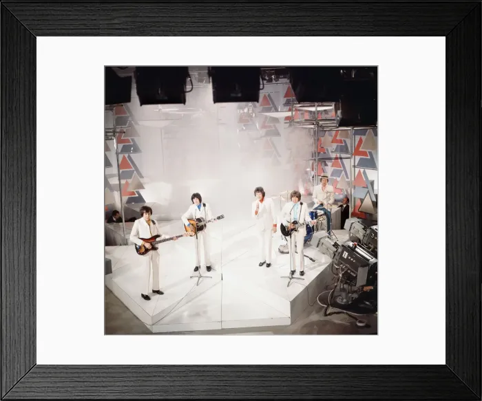 Framed Print : British pop group The Hollies performing on the BBC television chart programme Top Of Framed Print : British pop group The Hollies performing on the BBC television chart programme Top Of