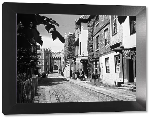 Church Street in Windsor, Berkshire. 3rd July 1944