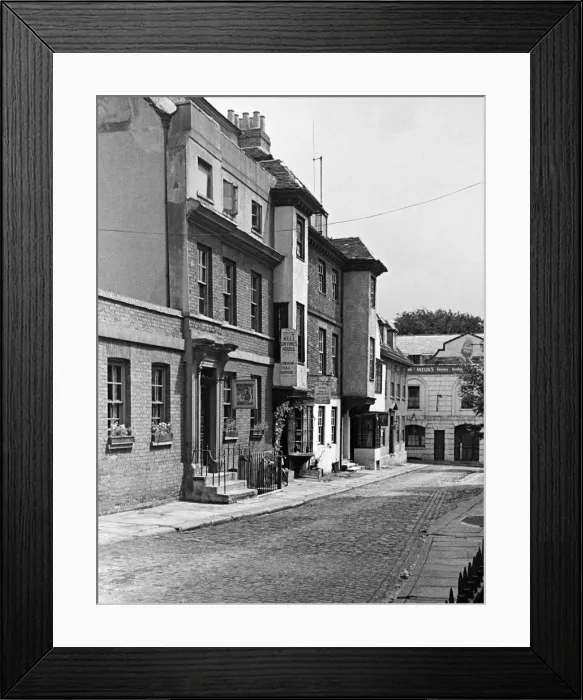 Framed Print : Church Street in Windsor, Berkshire. 3rd July 1944 Framed Print : Church Street in Windsor, Berkshire. 3rd July 1944