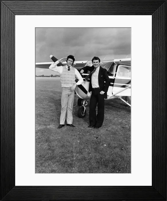 Framed Print : Actor Michael Crawford pictured during filming of the BBC comedy series Framed Print : Actor Michael Crawford pictured during filming of the BBC comedy series