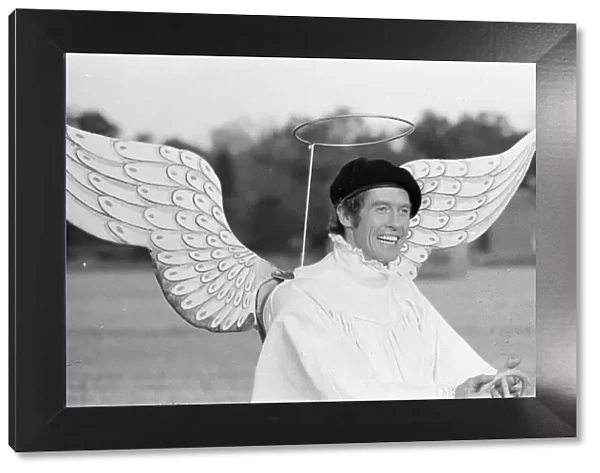 Actor Michael Crawford pictured during filming of a Christmas special of the BBC