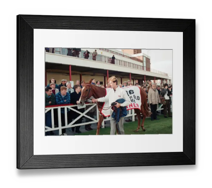 Framed Print : Redcar Races, The Tote Two Year Old Trophy at Redcar, North Yorkshire. 14th October 1993 Framed Print : Redcar Races, The Tote Two Year Old Trophy at Redcar, North Yorkshire. 14th October 1993