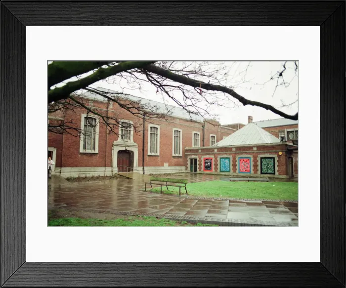 Framed Print : Coatham Memorial Hall, Coatham Road, Redcar Cleveland, 6th January 1993
