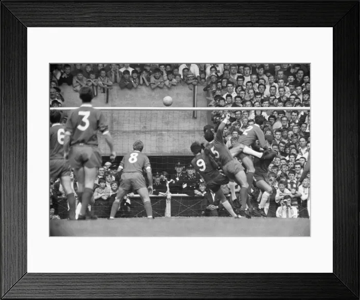 Framed Print : Liverpool v Chelsea Division One Football 8th August 1969 Liverpool Full back