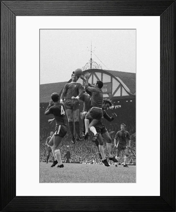 Framed Print : Liverpool v Chelsea Division One Football 8th August 1969 Framed Print : Liverpool v Chelsea Division One Football 8th August 1969