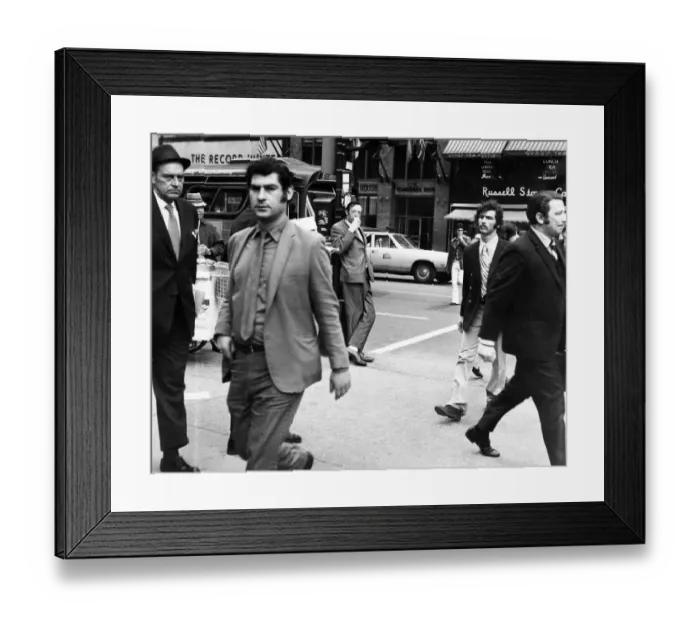 Framed Print : Sunday Mirror  /  Daily Record journalist Stanley Shivas. Circa 1970s