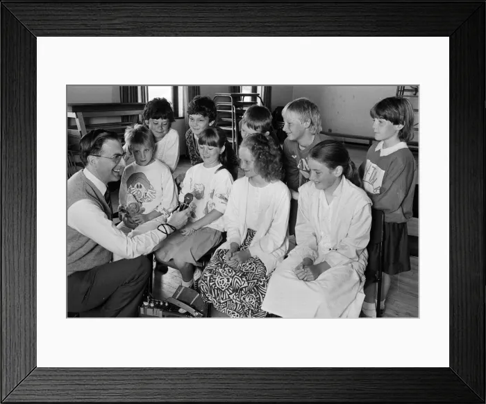 Framed Print : Going Dutch ? that is a cassette made by youngsters at St Johns C of E School Framed Print : Going Dutch ? that is a cassette made by youngsters at St Johns C of E School
