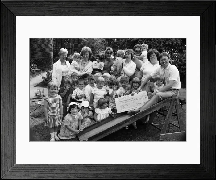Framed Print : What a smart bunch! Every penny raised for the Bodyscanner Appeal really counts Framed Print : What a smart bunch! Every penny raised for the Bodyscanner Appeal really counts