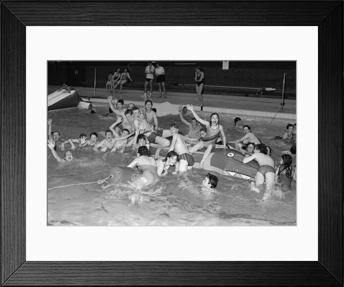 Framed Print : Making a big splash at Huddersfield Sports Centre during a fun session with this Framed Print : Making a big splash at Huddersfield Sports Centre during a fun session with this
