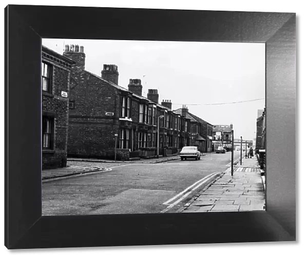 Double white lines on Ash Street. 6th September 1968