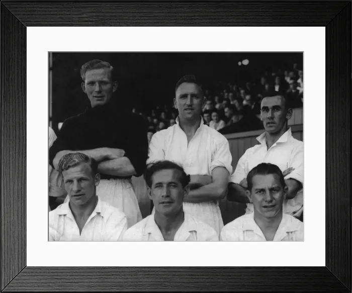 Framed Print : Swansea City Football Team 1950, Back Row Left to right Danny Canning