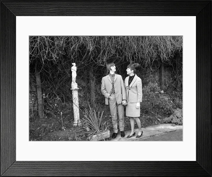 Framed Print : Ringo Starr 12th February 1965 and Wife Maureen Starr At their Home Mirrorpix Framed Print : Ringo Starr 12th February 1965 and Wife Maureen Starr At their Home Mirrorpix