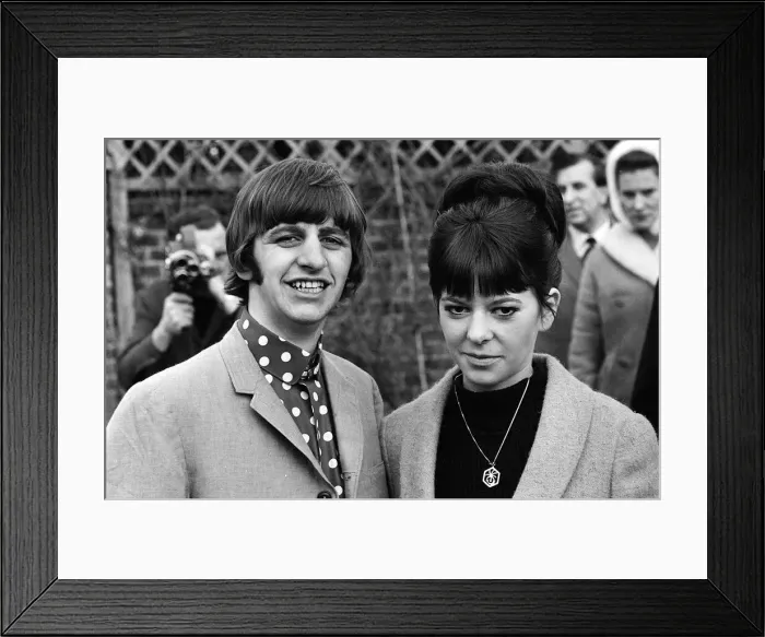 Framed Print : Ringo Starr 12th February 1965 and Wife Maureen Starr At their Home Mirrorpix Framed Print : Ringo Starr 12th February 1965 and Wife Maureen Starr At their Home Mirrorpix