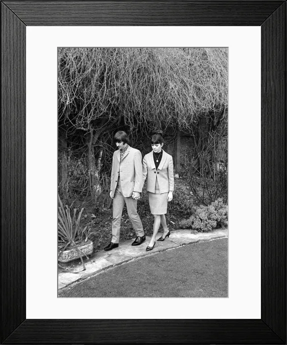 Framed Print : Ringo Starr 12th February 1965 and Wife Maureen Starr At their Home Mirrorpix Framed Print : Ringo Starr 12th February 1965 and Wife Maureen Starr At their Home Mirrorpix