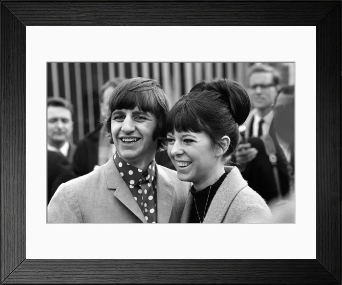 Framed Print : Ringo Starr 12th February 1965 and Wife Maureen Starr At their Home Mirrorpix Framed Print : Ringo Starr 12th February 1965 and Wife Maureen Starr At their Home Mirrorpix