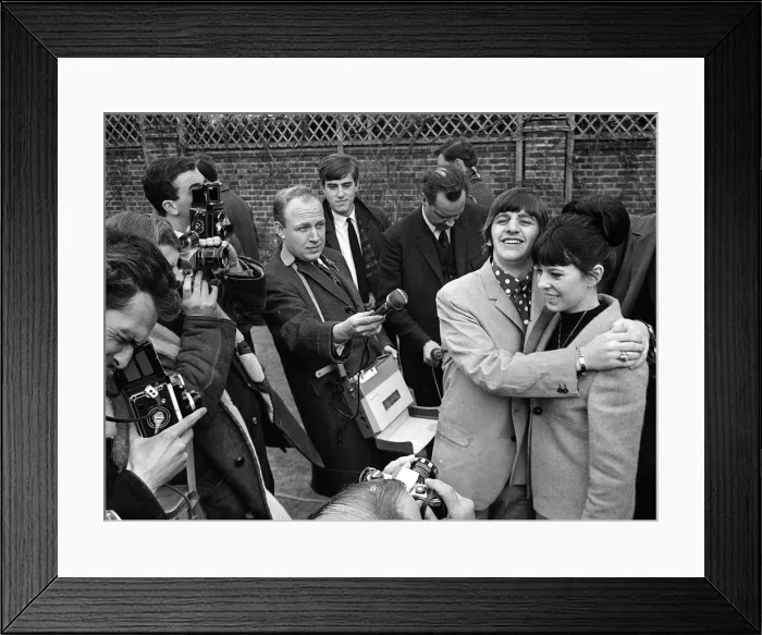 Framed Print : Ringo Starr 12th February 1965 and Wife Maureen Starr At their Home Mirrorpix Framed Print : Ringo Starr 12th February 1965 and Wife Maureen Starr At their Home Mirrorpix
