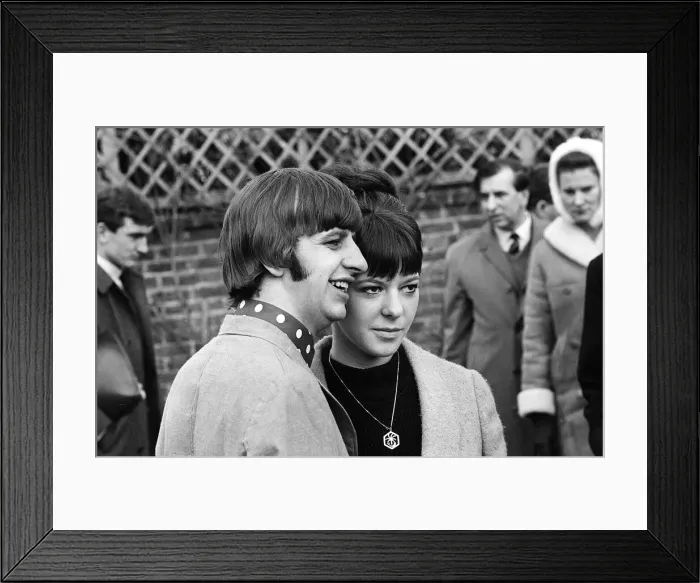 Framed Print : Ringo Starr 12th February 1965 and Wife Maureen Starr At their Home Mirrorpix Framed Print : Ringo Starr 12th February 1965 and Wife Maureen Starr At their Home Mirrorpix